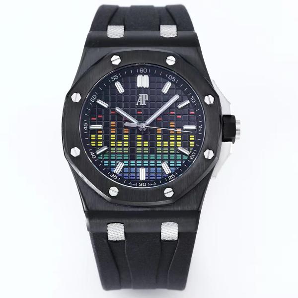 Audemars Piguet Royal Oak 15600 Music Edition Watch, ZF Factory, 44mm, CAL.4309 Movement