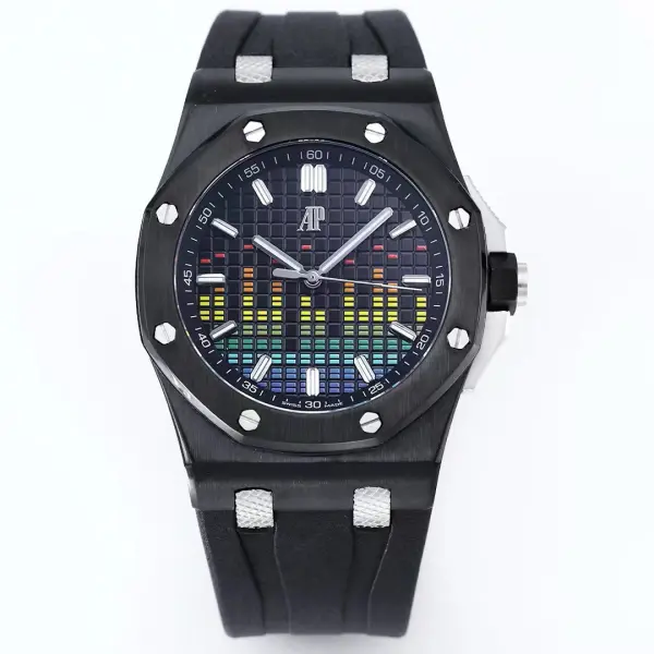 Audemars Piguet Royal Oak 15600 Music Edition Watch, ZF Factory, 44mm, CAL.4309 Movement