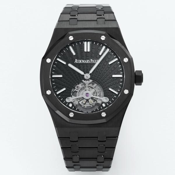 Audemars Piguet Royal Oak Tourbillon 41mm Evolutive Tapisserie Dial Automatic Watch