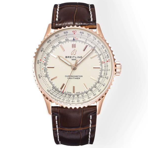 BREITLING Navitimer 1 Pilot Watch 41mm, TW Factory Seagull 2824 Automatic Leather Strap