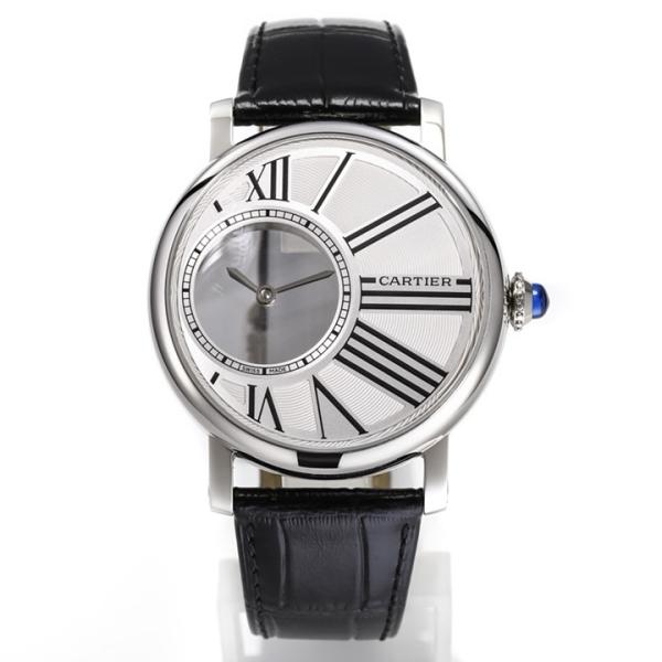 Cartier Rotonde de Cartier Mysterious Watch, Floating Hands Design, 42.5mm, MC 9981 Manual & Automatic Integrated Movement