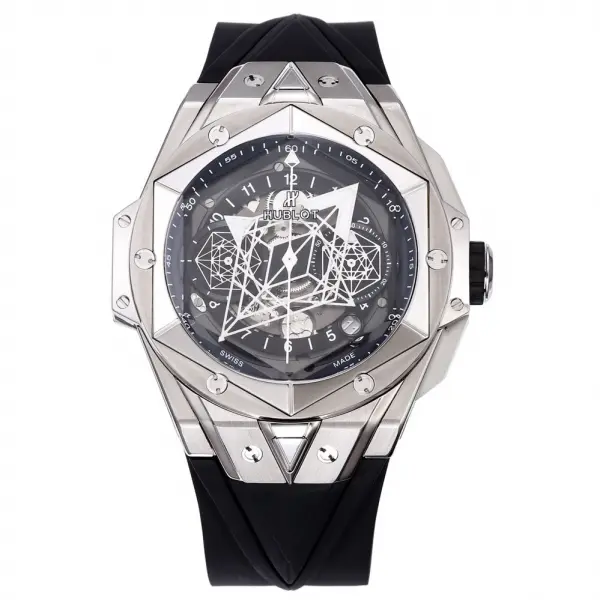 HUBLOT Big Bang Sang Bleu II Watch | BBF Super Clone Titanium Automatic Chronograph Wristwatch