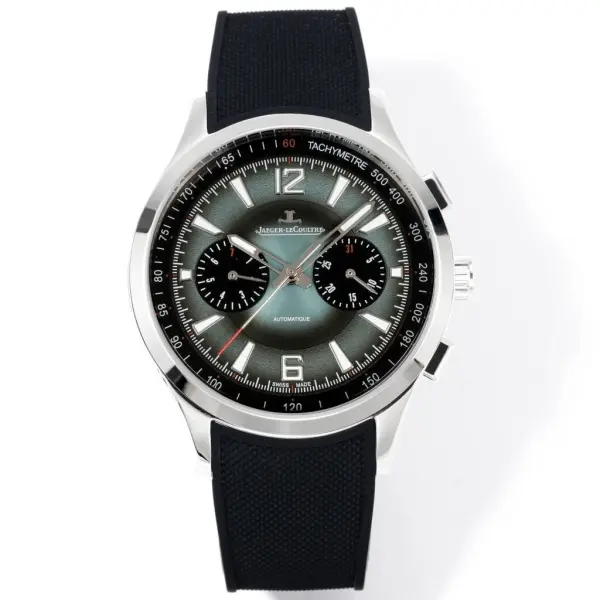 Jaeger-LeCoultre Polaris Chronograph Automatic Watch 42mm Rubber Strap