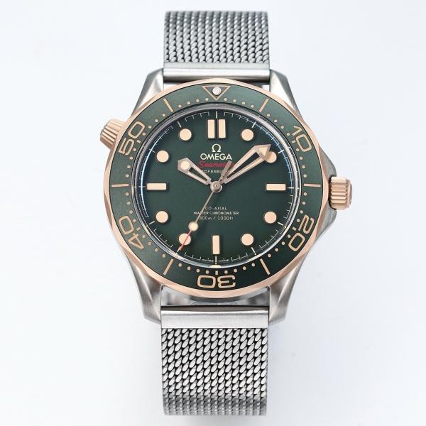 OMEGA Seamaster ER Upgraded Titanium Bronze Gold 007 Watch