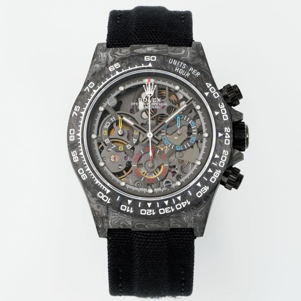 Rolex Diw Carbon Skeleton Chronograph