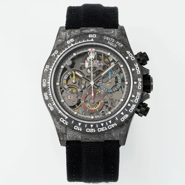 Rolex Diw Carbon Skeleton Chronograph