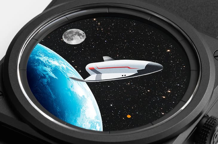 Bell & Ross BR-03 Space Mission: Earth, Moon and a Spaceship on the Wrist