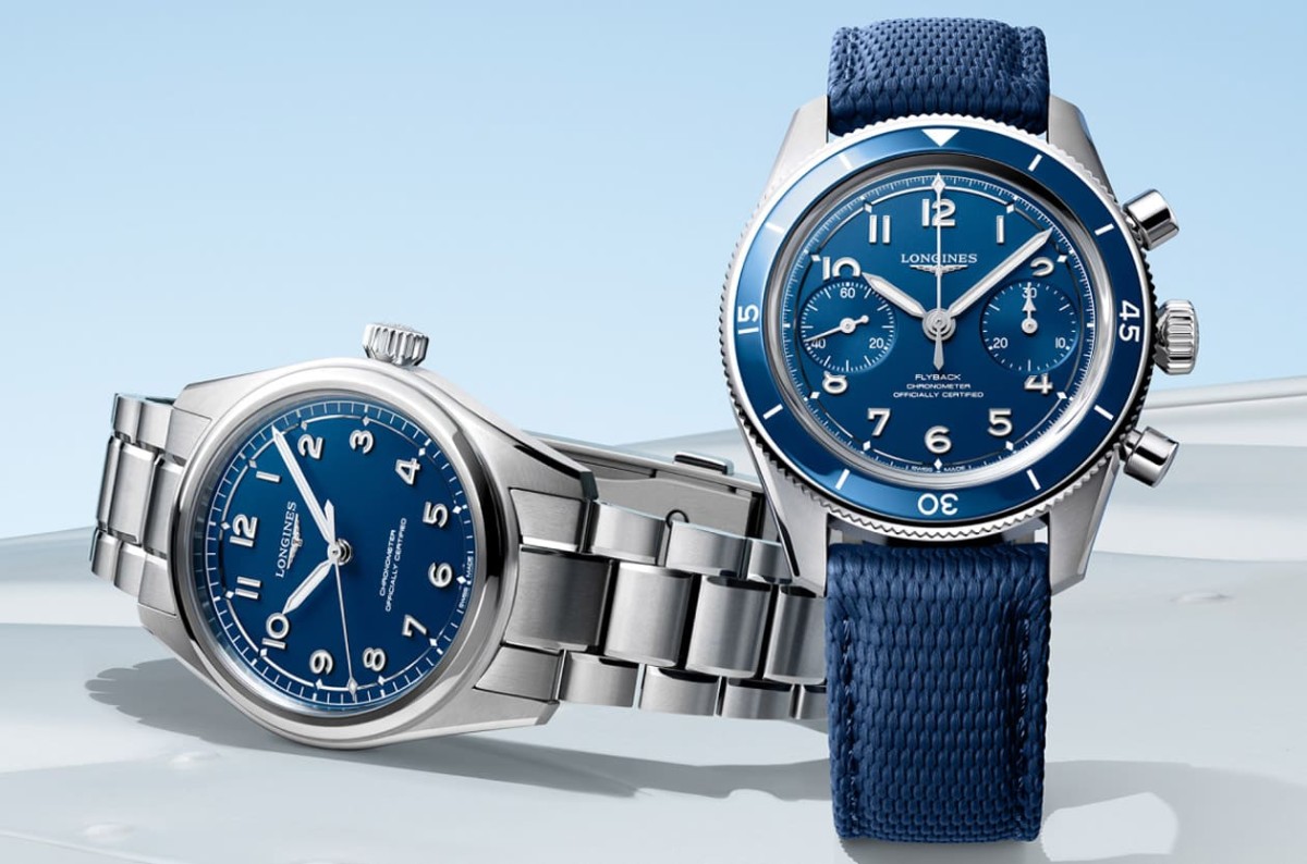 Longines Spirit Pilot Blue: Three-Hand and Flyback Chronograph Upgraded