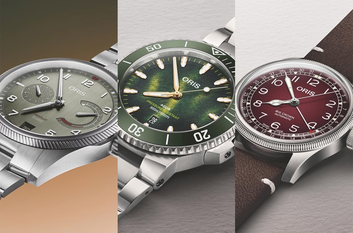 ORIS Autumn Trio: Kelp Forest Diver, Ten-Day Pilot and a Sustainable Big Crown