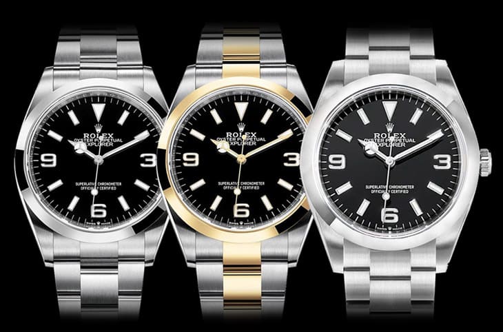 Rolex Explorer Prices: Choosing Between 36mm, 40mm and Two-Tone